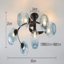 회전 링과 일체형 LED의 모던 천장 조명 – Irisso