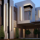 Aplică de perete LED etanșă din aluminiu pentru exterior – Zalendis