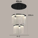 Modern alloy pendant light for living room and dining room – Célano