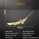 תאורת תלייה LED מנחושת לסלון ולפינת אוכל – Candeluxa