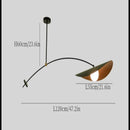 アンバーガラス&メタルのコンテンポラリーシーリングライト – Orbion