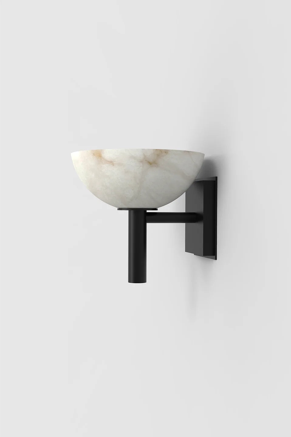 Marble and copper wall light for bedroom – Ciraluce
