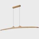 Minimalist walnut pendant light for dining room – Walnia