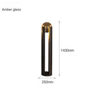 Lampadaire Postmoderne Métal Verre LED – Elara