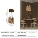 リビング用 ゴールドウッド ペンダントライト – Zénithar