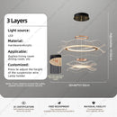 Suspensie LED modern din acrilic pentru living – Célino