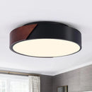 Minimalist black ceiling light for living room and bedroom – Noirceur