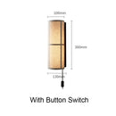 Aplică de perete vintage din țesătură pentru dormitor – Zénitude