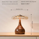 מנורת רצפה מזכוכית רטרו בסגנון יפני – Zénorex