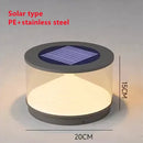 Lampe solaire de jardin en acier inoxydable – Soléclita