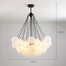 מנורת תלייה עם כדורי זכוכית ו-LED – Hypnotique Orbe