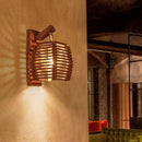 Bamboo and Rattan Wall Lamp – Bamboo