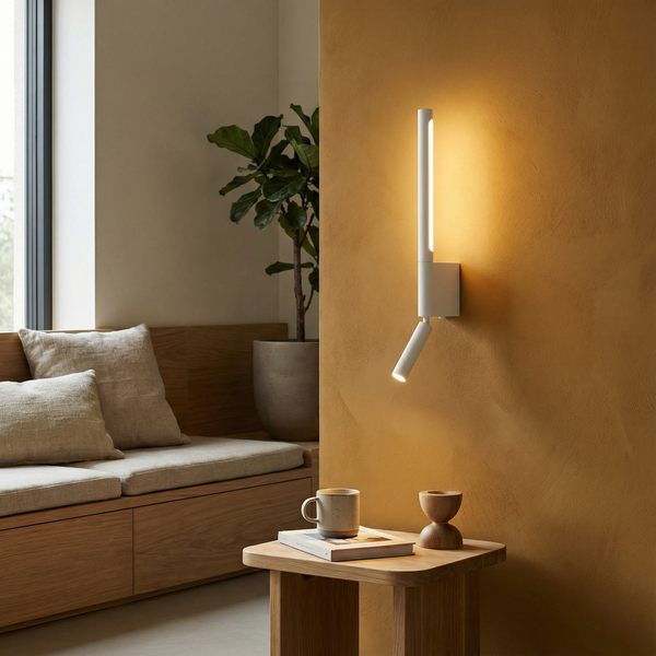 Applique murale LED minimaliste scandinave pour lecture – Norelys