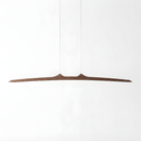 Minimalist walnut pendant light for dining room – Walnia
