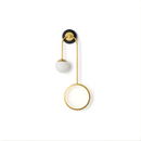 מנורת קיר אלגנטית בגימור מוזהב בסגנון טבעי – Veridia