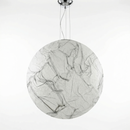 Suspensie LED din metal alb pentru camera copilului – Lunaris