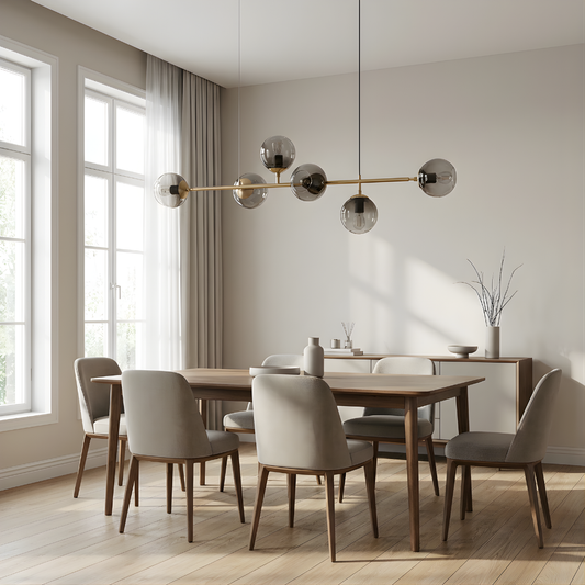 모던 경량 알루미늄 펜던트 조명, 시크한 마감의 모듈형 – Néonix