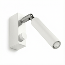 モダンなホワイトの可動式ウォールライト – モデル Eyvoria