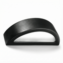 Modern black ceramic wall light – Neréa model