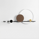 ブラックメタル アールデコ壁付け照明 – Sélénéa