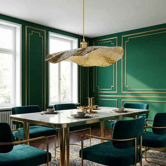 Modern pendant light with artistic shape and energy-efficient LED – Lumina Wave