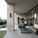 أبليك جداري بسيط من الألومنيوم – إكلارا