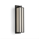 מנורת קיר מברזל ופשתן בסגנון סיני לחדר שינה – Lumisan