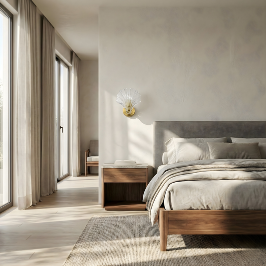 Nordic Style Glass Wall Light for Bedroom – Célestium