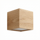 Scandinavian natural wood wall lamp – Norveas model