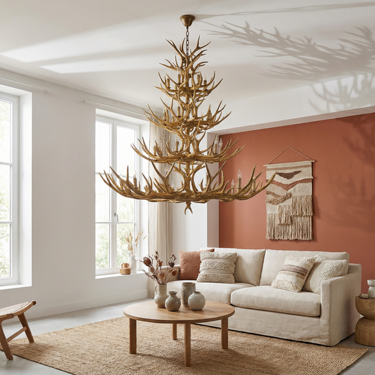 Refined Botanical Style Ceiling Chandelier – Floreo