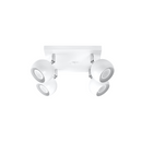 Modern white 4-light ceiling spotlight – Arionys