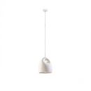 Suspension céramique blanche moderne pour salle à manger – Elaris
