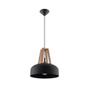 Suspension dôme bois – luminaire scandinave – Noraska