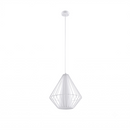 Adjustable white cone design pendant light – Elyndra