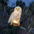Owl Shaped Outdoor Solar Lamp – Owlenza