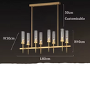 Intense Sculptural Chandelier with Noble Reflections and Light Control – Viora