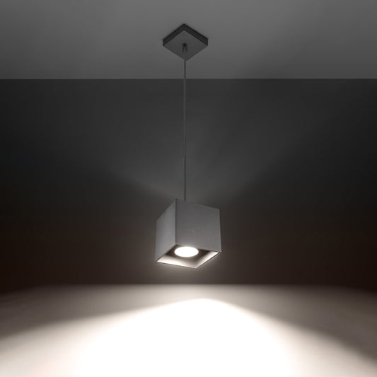 Modern grey aluminum pendant light – Ardanis model