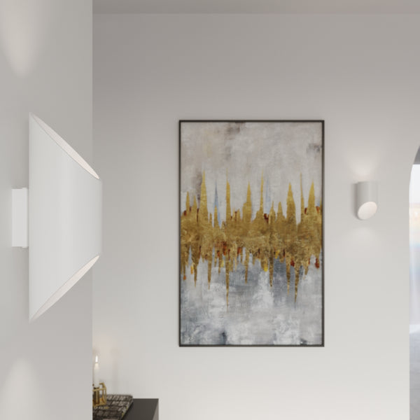 Moderni valkoinen alumiininen putkiseinävalaisin – Malli Orsena