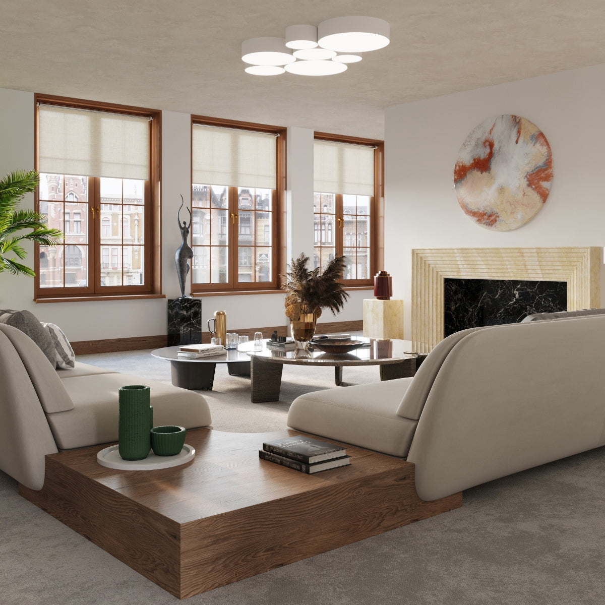 Plafonnier Modèle Arvenor vue détail | Luxarmonie