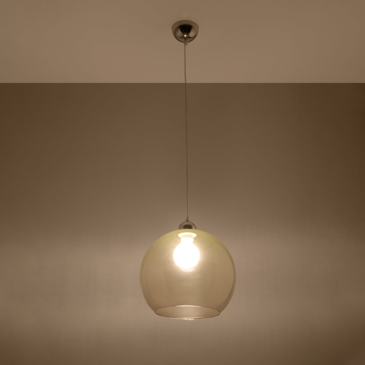 Minimalist champagne glass ball pendant – Orphéa