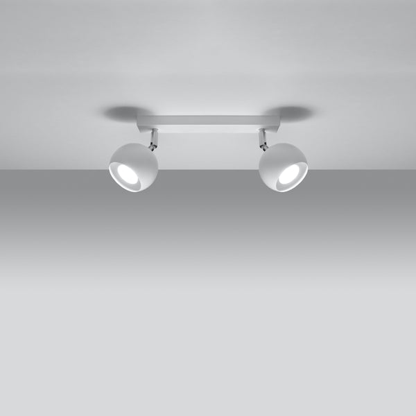 Ceiling light modern white adjustable living room - Model Asterion