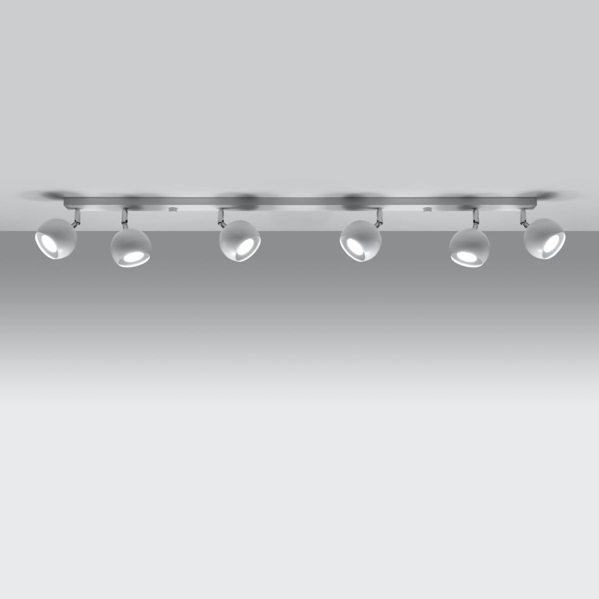 Ceiling light white adjustable spots modern - Model Orfevia