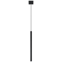 Suspension tube noir minimaliste – modèle Asterion