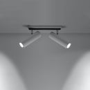 Ceiling light modern white adjustable living room - Model Nerazio