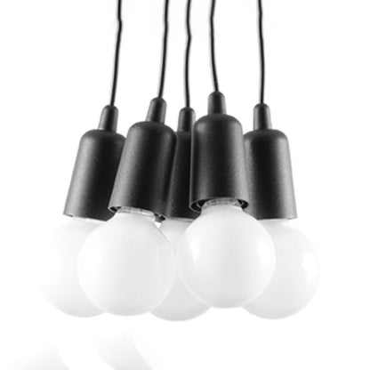 Lámpara colgante minimalista negra de cables – Edréon