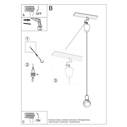 Suspensie luminoasă Model Solarys foto 8 | Luxarmonie