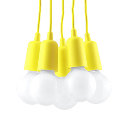 Suspension minimaliste jaune – Solerio