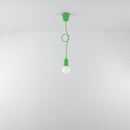 Minimalist green PVC pendant light – Ardelio model