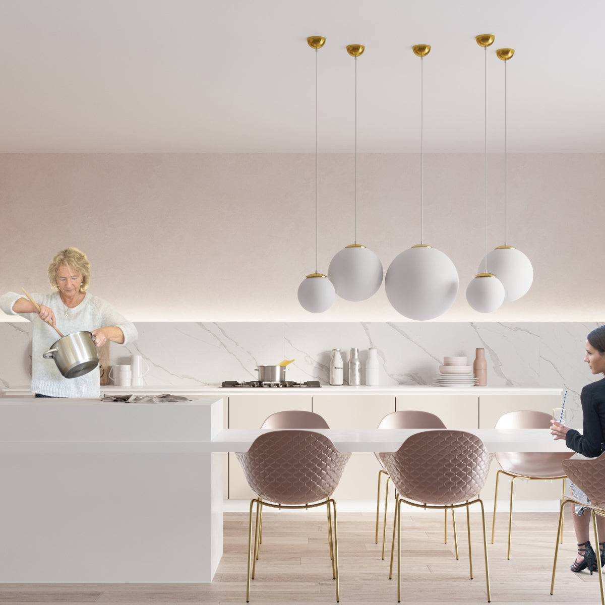 Suspension luminaire Modèle Elyone photo 7 | Luxarmonie