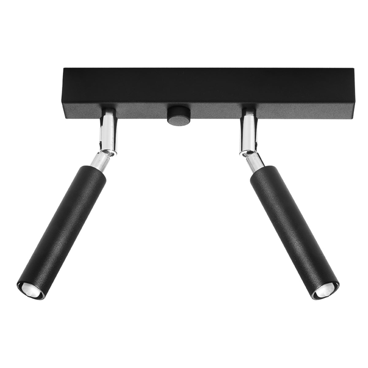 Plafonnier spot noir moderne orientable – Modèle Noxeris